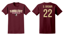 Load image into Gallery viewer, D.BROWN FSU T-SHIRT***
