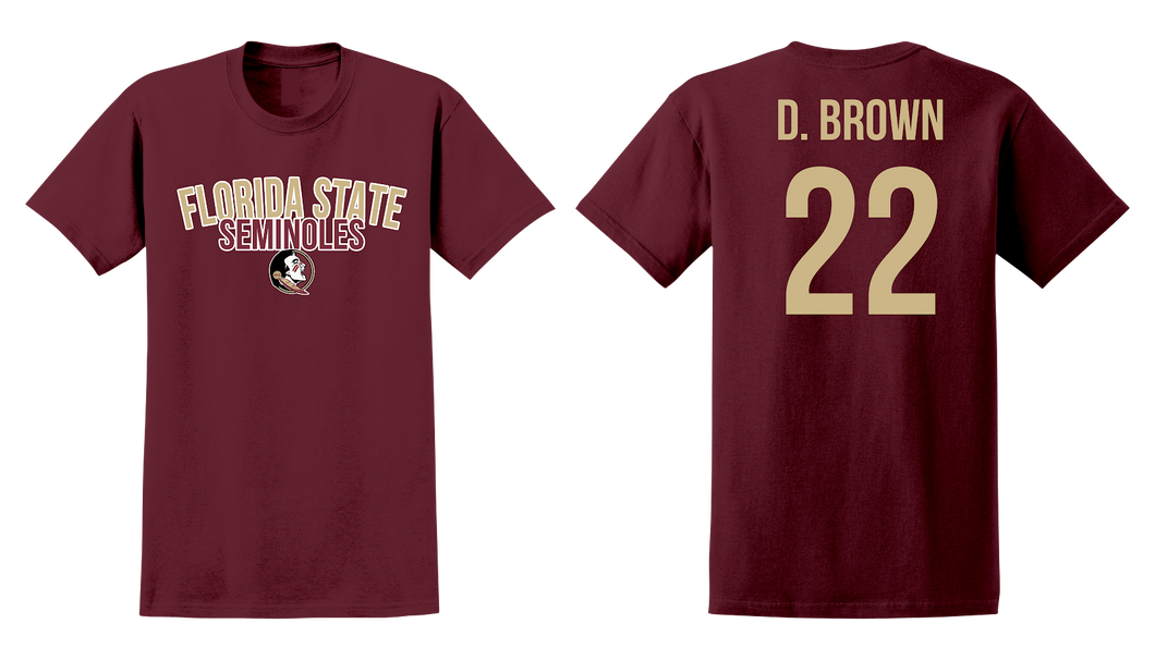 D.BROWN FSU T-SHIRT***