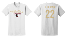 Load image into Gallery viewer, D.BROWN FSU T-SHIRT***
