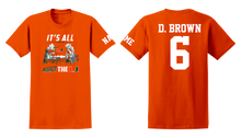 Load image into Gallery viewer, D.BROWN UM WITH CUSTOM NAME T-SHIRT
